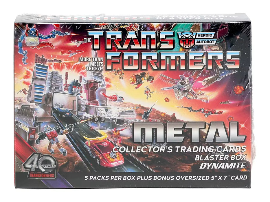 2026 Dynamite Transformers Metal Blaster Box