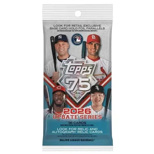 2026 TOPPS BASEBALL UPDATE SERIES 3 FAT PACK