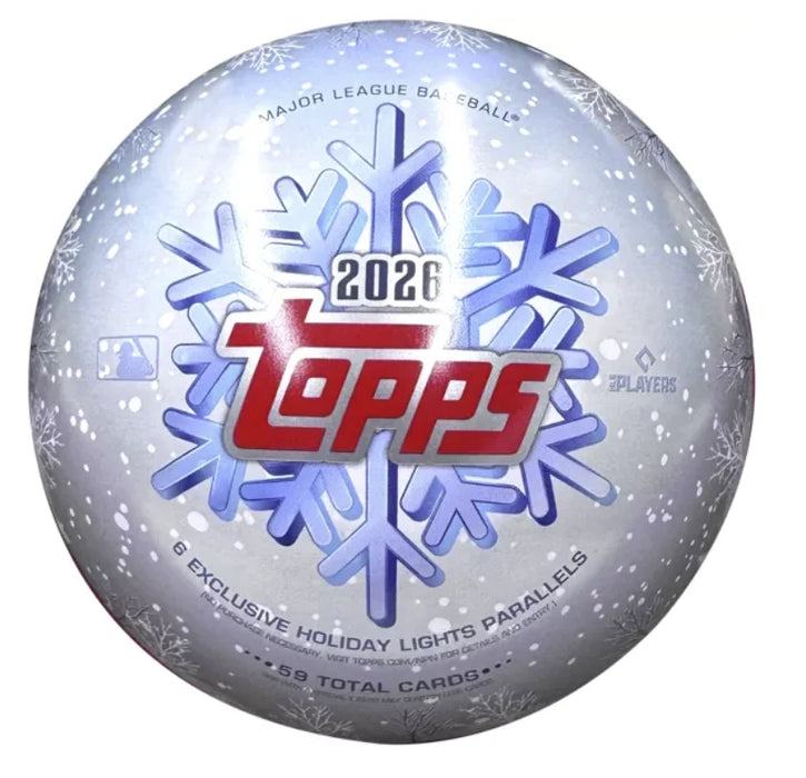 2026 Topps Holiday Baseball Tin
