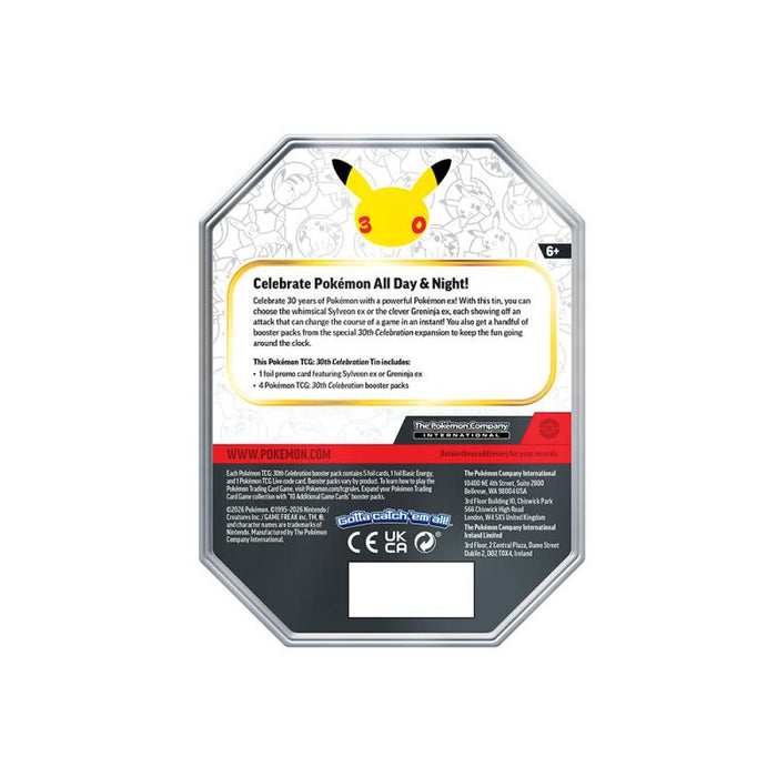 Pokémon TCG: 30th Celebration Tin (Pre Order)
