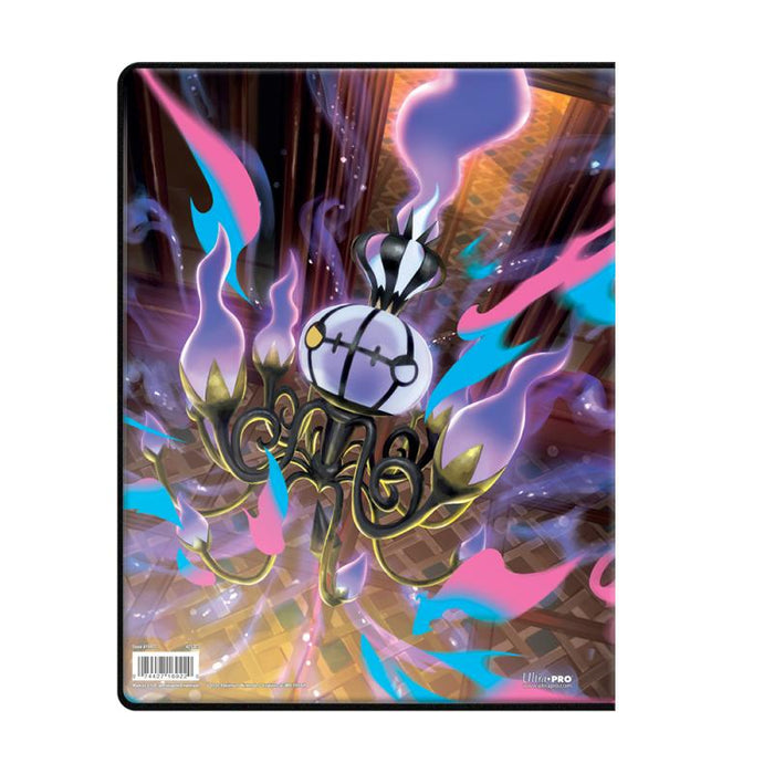 ULTRA PRO: Binder  9-Pocket Portfolio featuring Mega Darkrai and back cover of Mega Chandelure