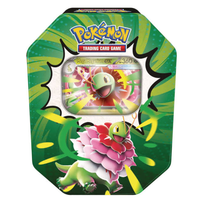 Pokemon TCG: Mega Evolution - Ascended Heroes Tin - Mega Meganium ex (Pre Order)