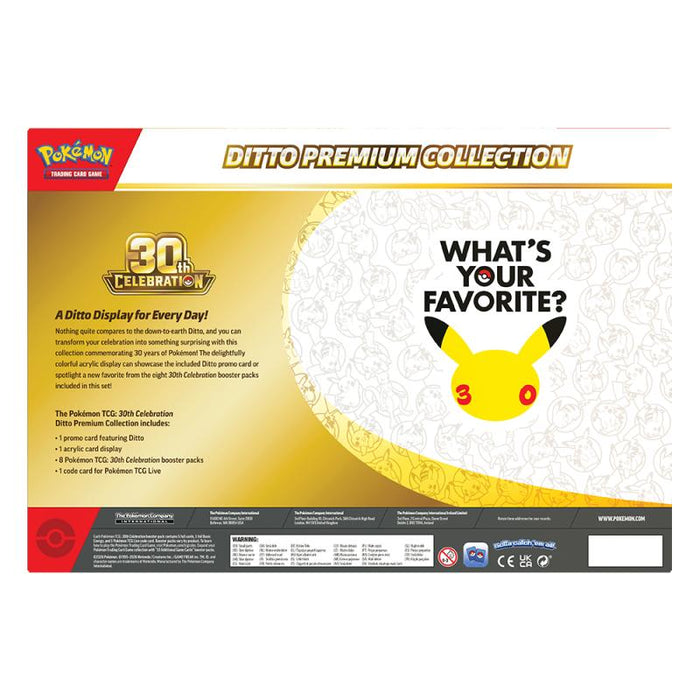 Pokémon TCG: 30th Celebration Ditto Premium Collection Box