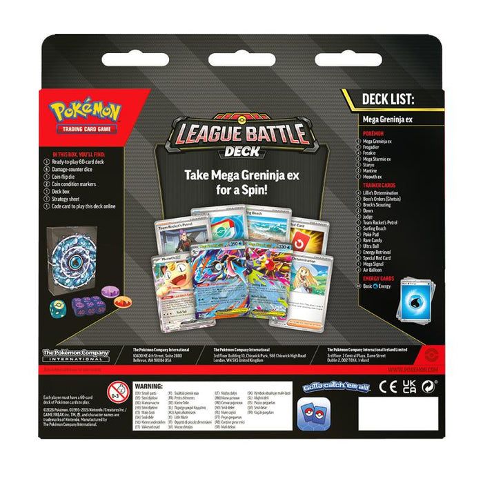 Pokemon TCG: Battle Deck - Greninja League Battle Deck (Pre Order)