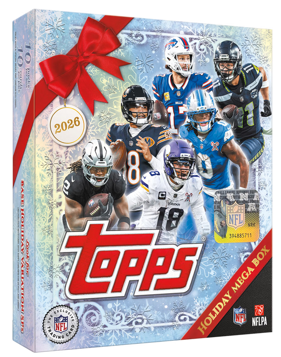 2026 TOPPS HOLIDAY FOOTBALL MEGA BOX