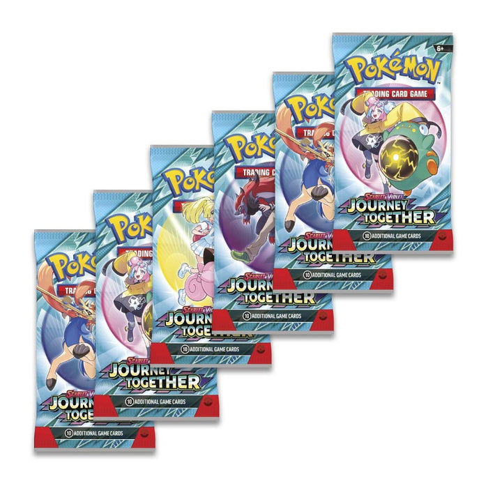 Pokémon TCG: Scarlet & Violet—Journey Together Booster Pack (6 Pack Bundle)