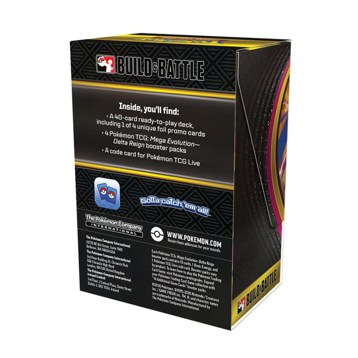 Pokémon TCG: Mega Evolution - Delta Reign Build & Battle Box (Pre Order)