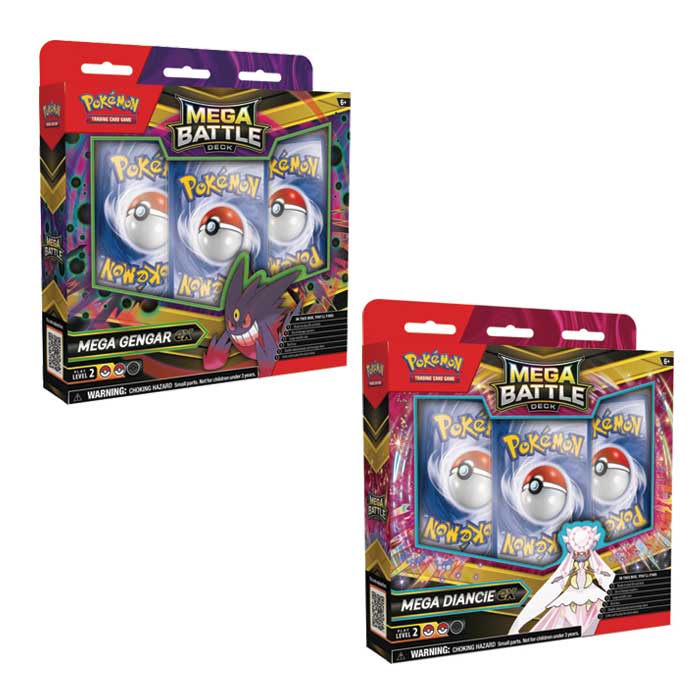 Pokémon TCG: Mega Battle Deck—Mega Gengar ex / Mega Diancie ex