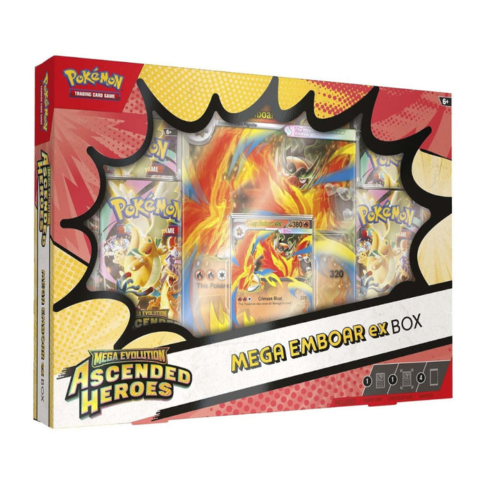 Pokémon TCG: Mega Evolution Ascended Heroes - Mega Emboar ex Box