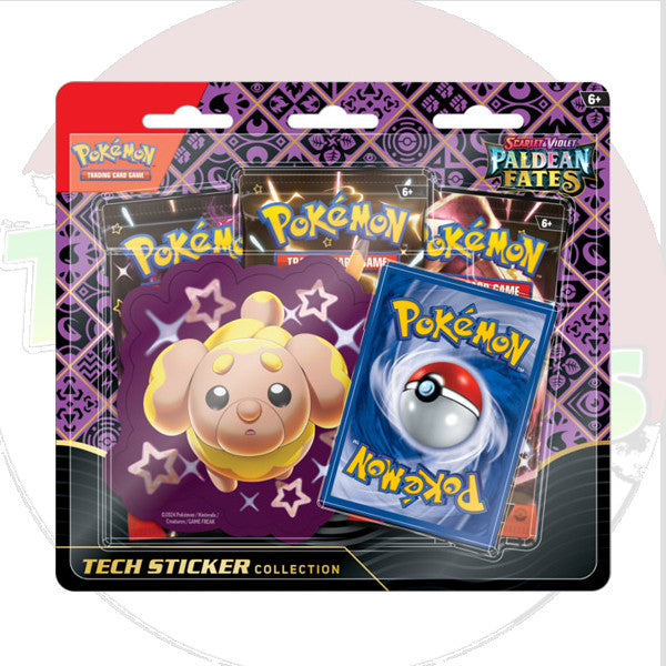 Pokémon TCG: Scarlet & Violet - Paldean Fates Tech Sticker Collection Fidough
