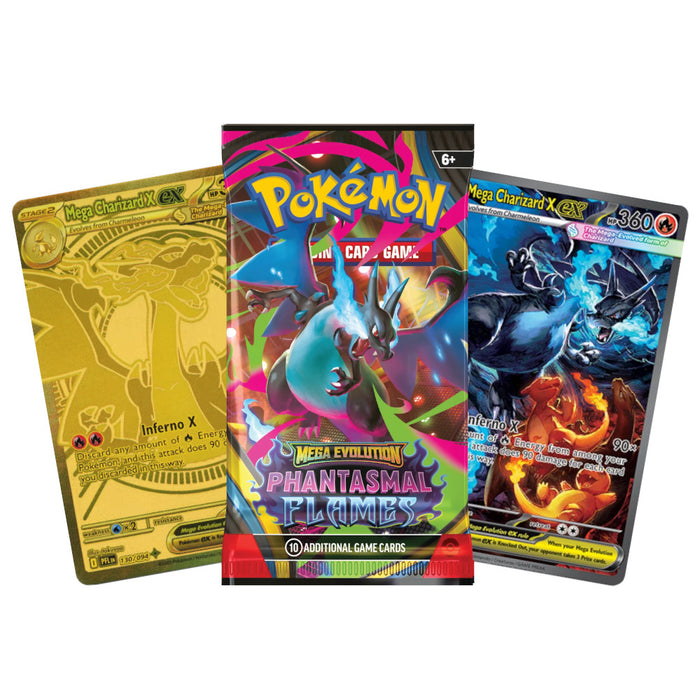 Pokémon TCG: Mega Evolution - Phantasmal Flames Booster Packs