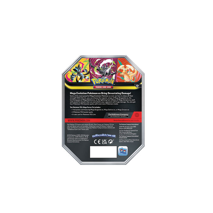 Pokemon TCG: Mega Forces Tin - Mega Darkrai ex (Pre Order)