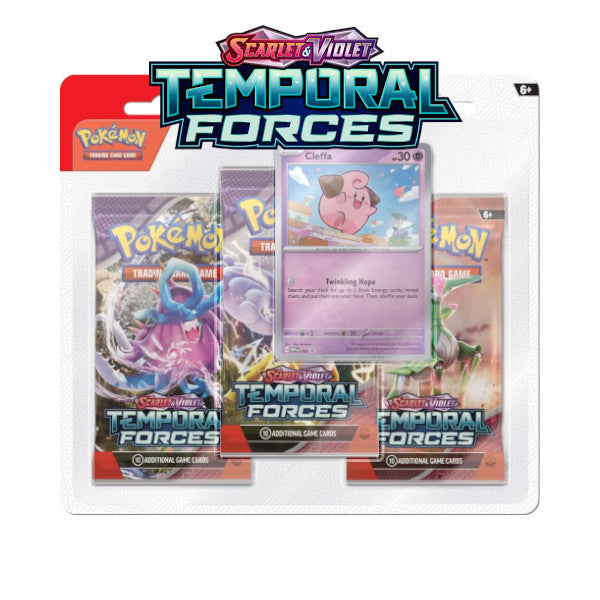 Pokmon TCG: Scarlet & Violet - Temporal Forces 3-Booster Blister TonysRips Pokmon TCG: Scarlet & Violet - Temporal Forces 3-Booster Blister TonysRips