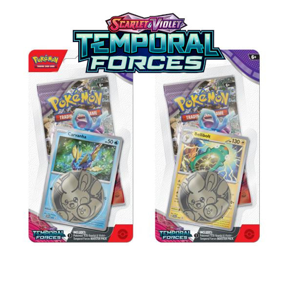 Pokémon TCG: Scarlet & Violet - Temporal Forces Checklane Blisters