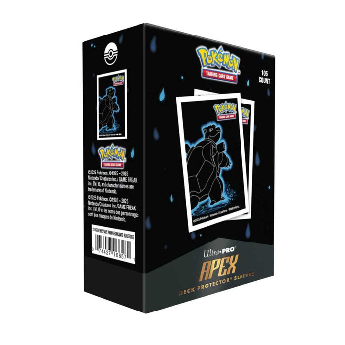 Pokemon Apex Deck Protectors - Blastoise - 105ct