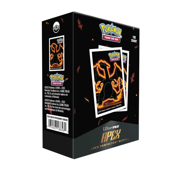 Pokemon Apex Deck Protectors - Charizard - 105ct