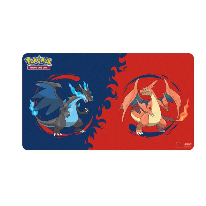 Pokémon Mega Charizard X and Mega Charizard Y Playmat