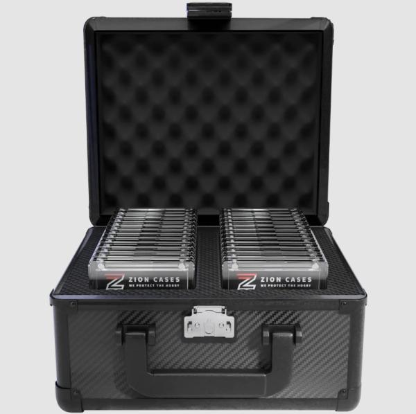 Zion Cases - Slab Case 2 Row (CARBON FIBER)