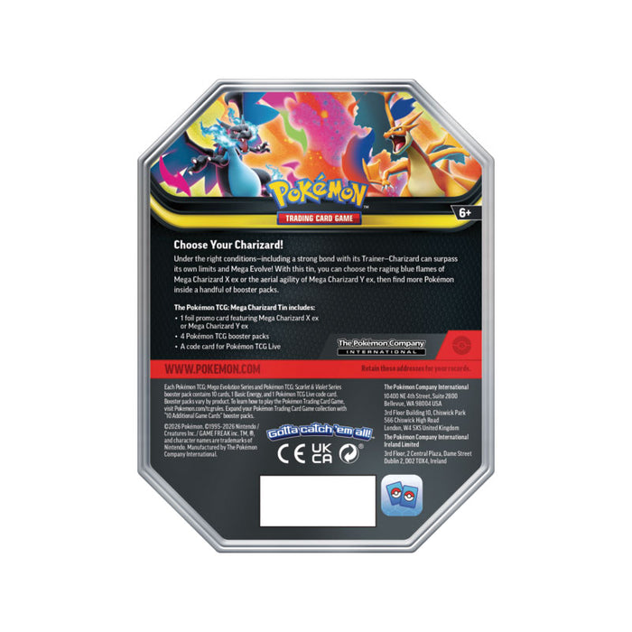 Pokémon TCG: Mega Charizard Tin (Pre Order)