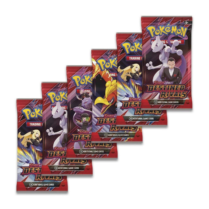 Pokémon TCG: Scarlet & Violet—Destined Rivals Booster Pack (6 Pack Bundle)