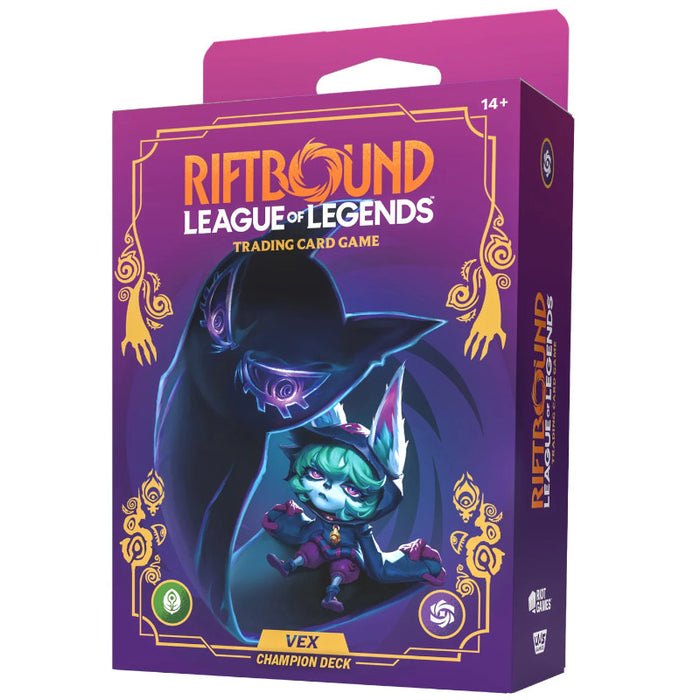 League of Legends Riftbound TCG - Unleashed Champion Deck Vex